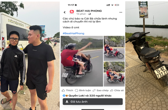 Công an huyện Cát Hải: Xử lý 02 vụ việc liên quan thanh thiếu niên có dấu hiệu gây mất trật tự, trật tự an toàn giao thông